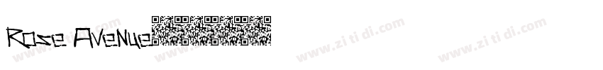 Rose Avenue字体转换